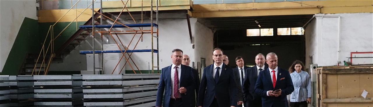 Глава Республики Мордовия Артём Алексеевич Здунов посетил наше производство в Краснослободске